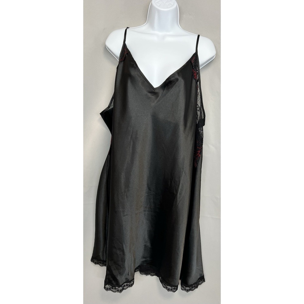 Apt. 9 Sleepwear Intimates Black Nightgown Sz 3X Women's